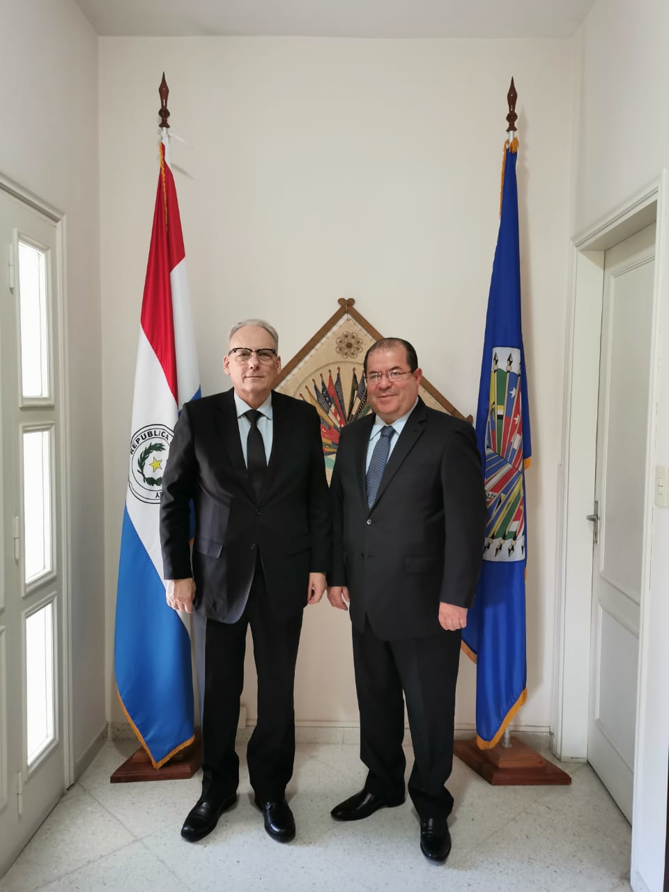 Visita del nuevo Embajador de la República Oriental del Uruguay, Carlos María Irigaray Santana(7 de febrero de 2020)